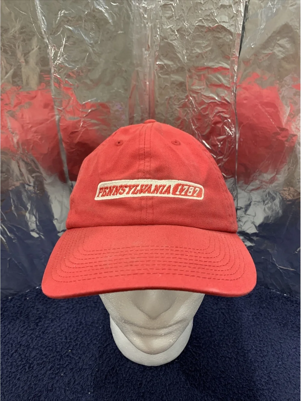 Philadelphia Pennsylvania 1787 Constitutional Convention Ratify Red Baseball Cap